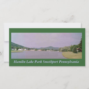 Hamlin Sjö Park Smethport vykort