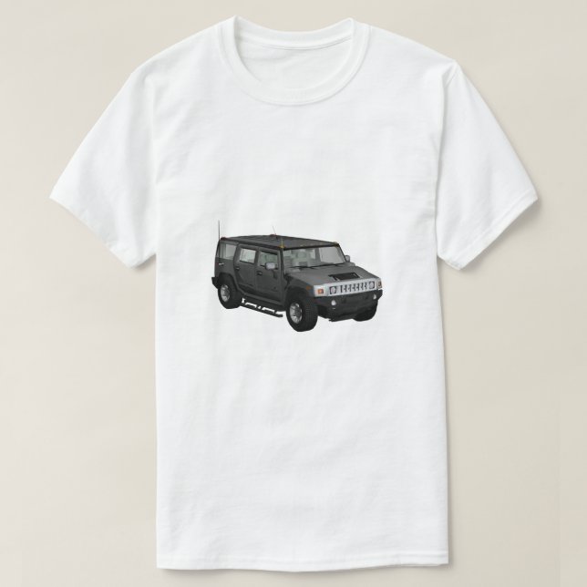 Hammare Bil Mekanisk Kraft Fordon T Shirt (Design framsida)