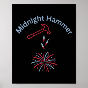 Hammare Och Fyrverkerier Operation Midnattshammare Poster
