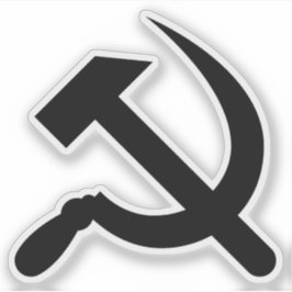 Hammaren och ickeln (svart) klistermärken