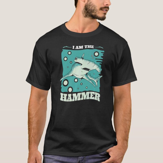 Hammarhaj Hammarfisk T Shirt (Framsida)