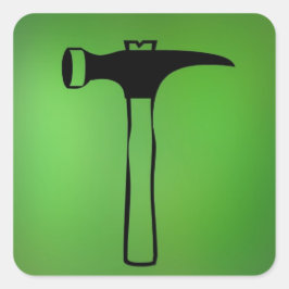 Hammer AH2010 Fyrkantigt Klistermärke