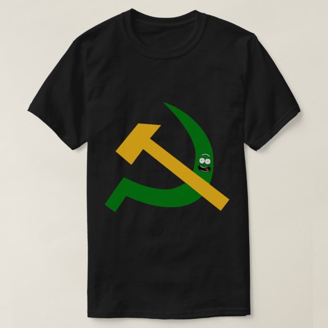 Hammer and Pickle Sticker T Shirt (Design framsida)