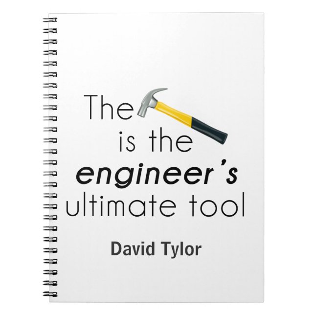 Hammer Anteckningsbok Med Spiral (Framsidan)