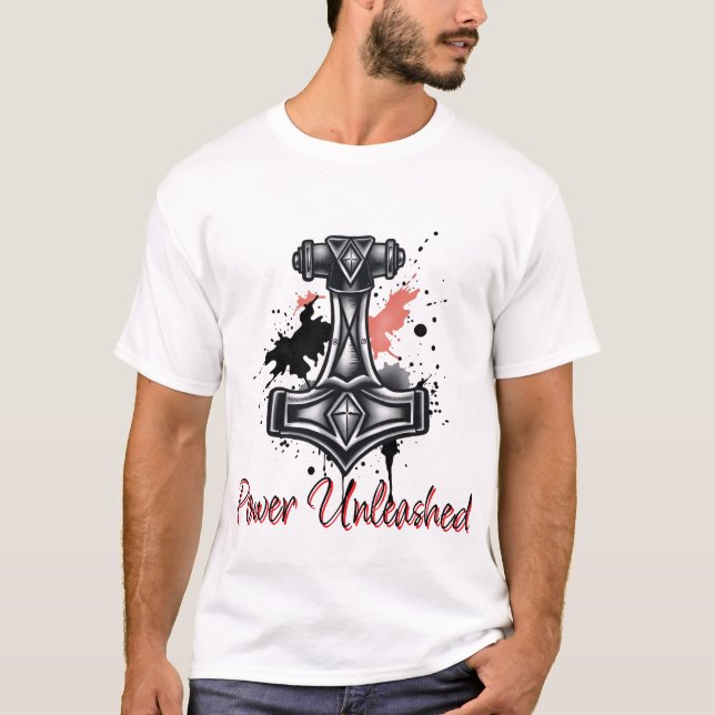 Hammer Bläck Stänk T Shirt (Framsida)