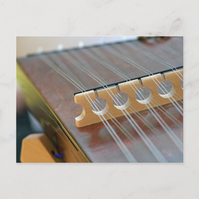 Hammer Dulcimer Bridge till din fantasi. Vykort (Framsida)
