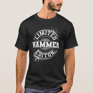 HAMMER Funny Surname Family Träd Birthday Reunion T Shirt