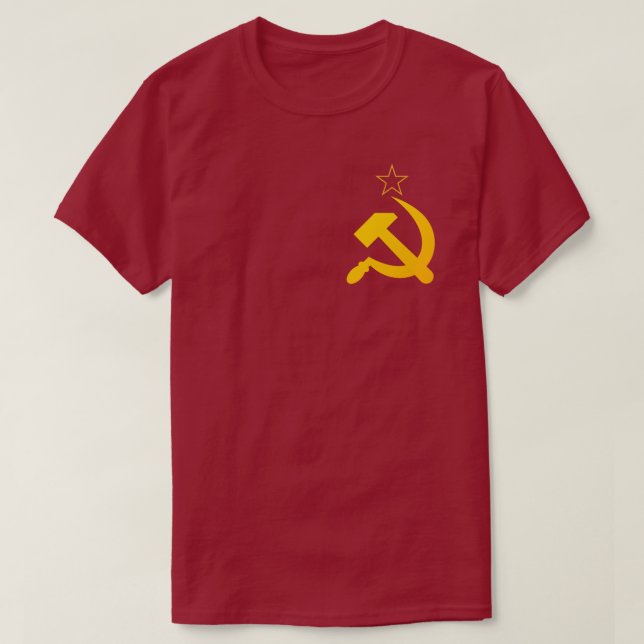 Hammer och Sickle С С С Р T Shirt (Design framsida)