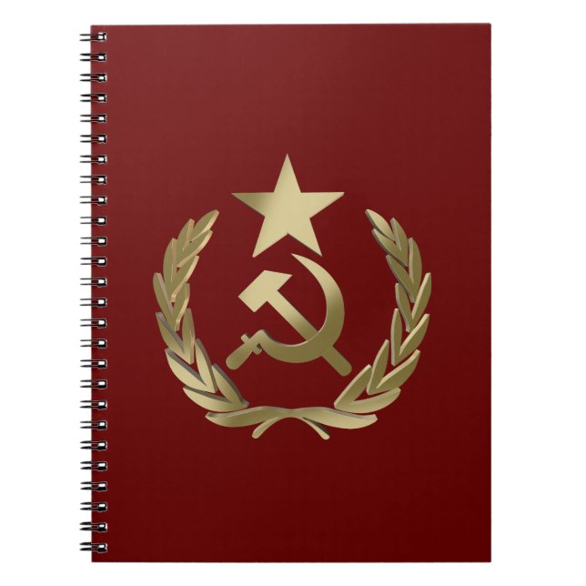 Hammer och sickle anteckningsbok (Framsidan)
