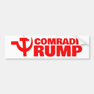 Hammer och sickle "Donald Trump" Bildekal
