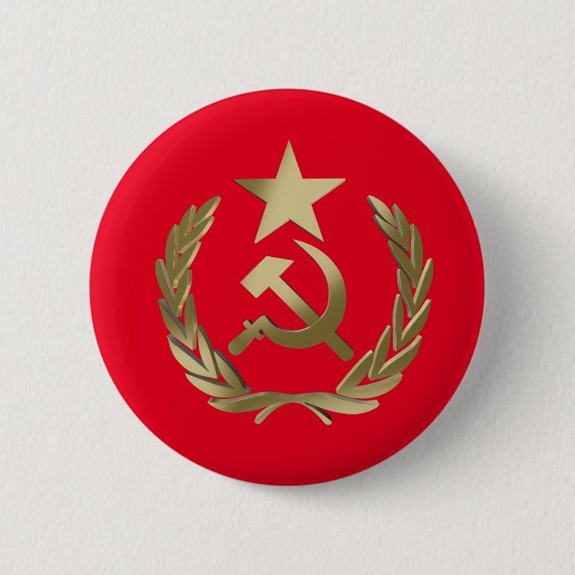 Hammer och sickle knapp (Framsida)