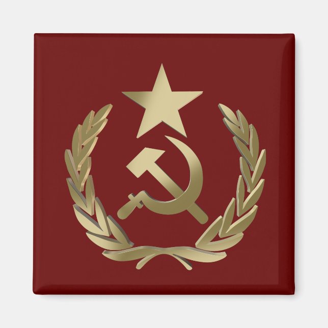 Hammer och sickle magnet (Framsidan)