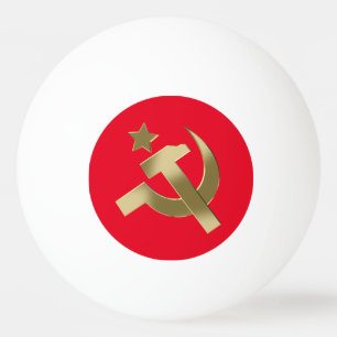 Hammer och sickle pingisboll