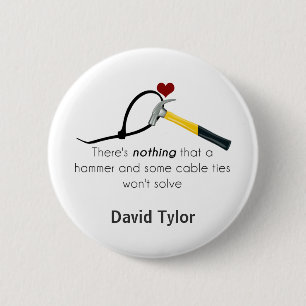 Hammer och zap-band knapp