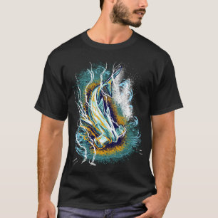 Hammer Shark Illustration T Shirt