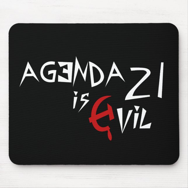 Hammer Sickle Agenda 21 är Evil Musmatta (Framsidan)