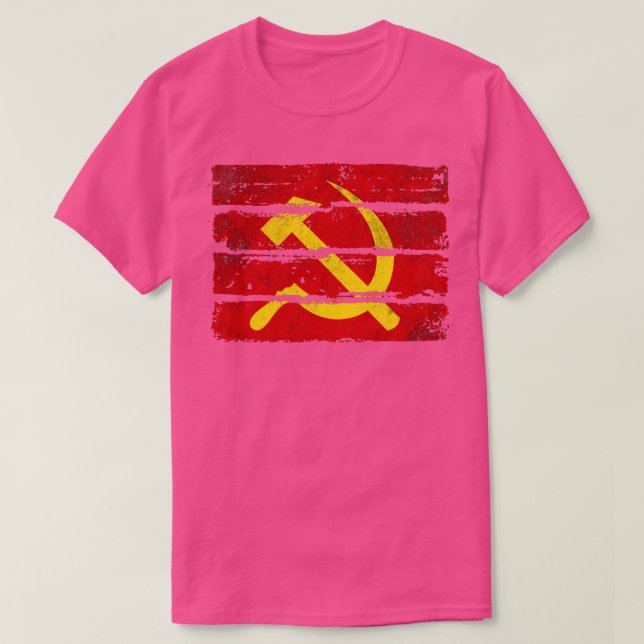 Hammer Sickle Sovjetunionens kommunism1 T Shirt (Design framsida)