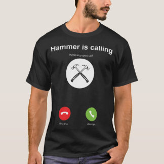 Hammer smartphone är lastbil-gosskjorta 8:e ekavat t shirt