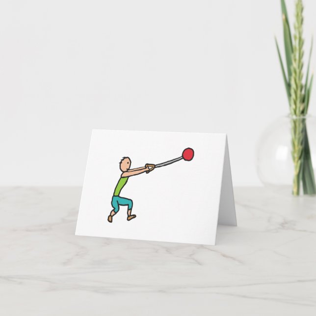 Hammer Throw Kort (Framsida)