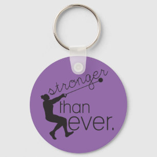Hammer Throw Track och Fält Keychain Nyckelring