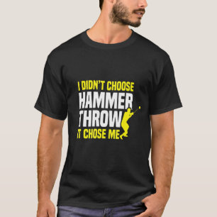 Hammer Thrower Track Fält Athletic T Shirt