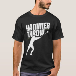 Hammer Thrower Track Fält Athletic T Shirt