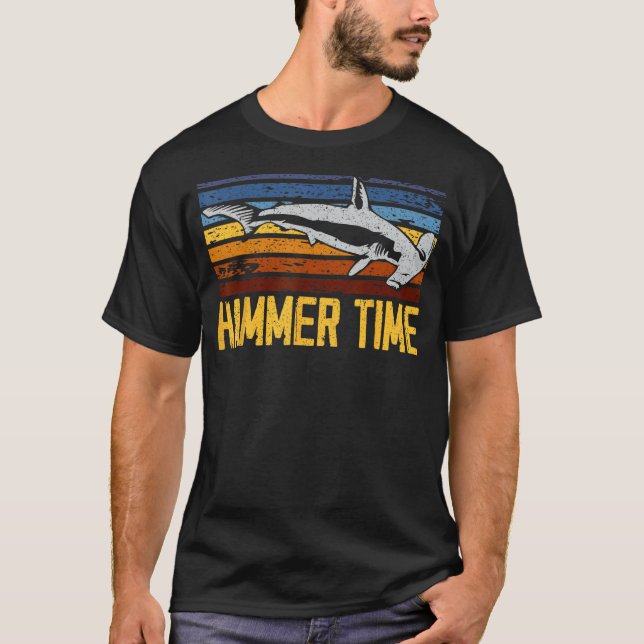 Hammer Time Hammerhead Shark Marine Biology Animal T Shirt (Framsida)