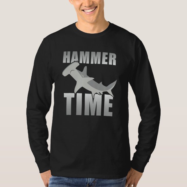 Hammer Time Hammerhead Sharks Event Week Älskare T Shirt (Framsida)