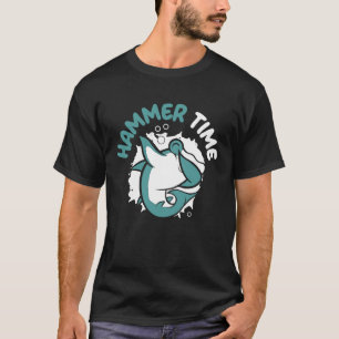 Hammer Time Shark Animal Lover Marine Biolog T Shirt