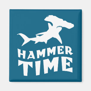 Hammer Time Utformning av Hammerhead Shark Älska Magnet