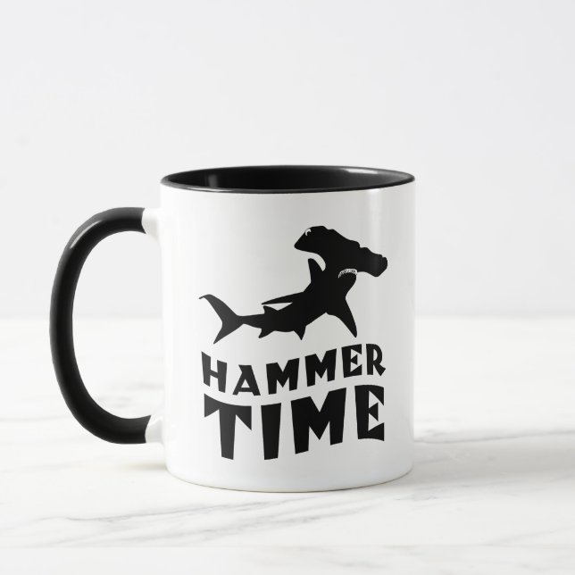 Hammer Time | Utformning av Hammerhead Shark Älska Mugg (Vänster)