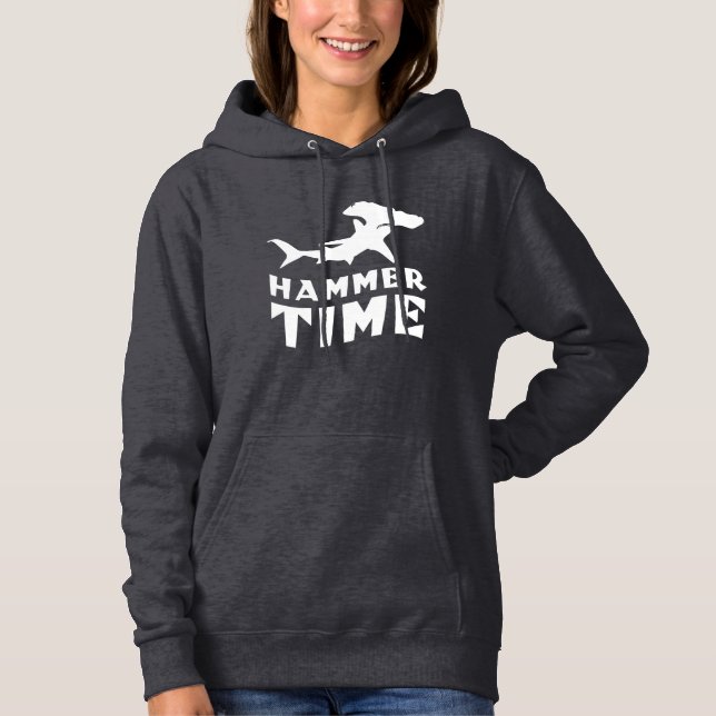 Hammer Time | Utformning av Hammerhead Shark Älska T Shirt (Framsida)