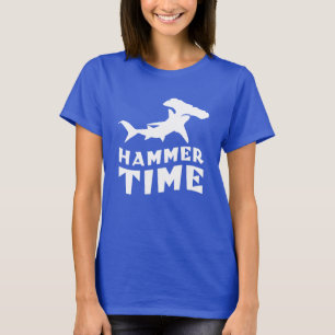 Hammer Time Utformning av Hammerhead Shark Älska T Shirt