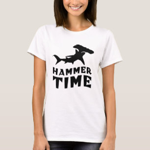 Hammer Time Utformning av Hammerhead Shark Älska T Shirt