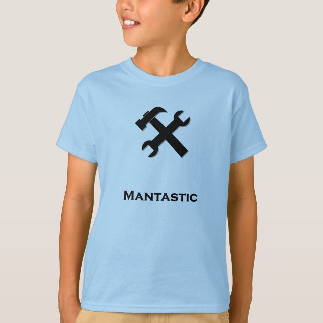 Hammer Wrench Mantastisk svart T-shirt (Framsida)