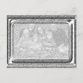 Hammered Silver Ram fotomall Hälsning Vykort