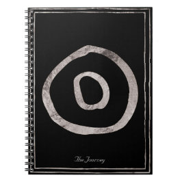 Hammered silver-symbolen för planeten Sol Anteckningsbok