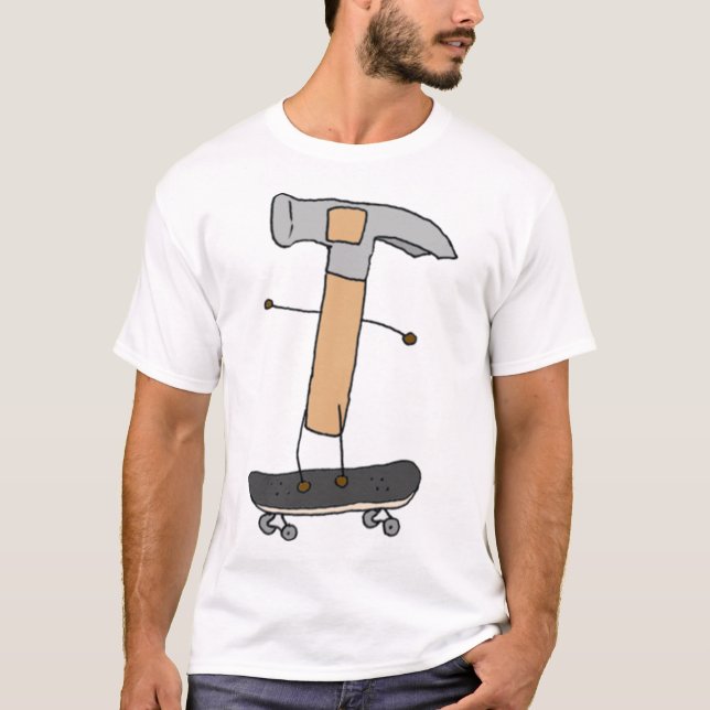 hammered sk8r (färg) t shirt (Framsida)