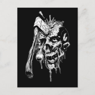 Hammered Skull Vykort