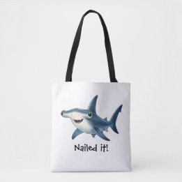 Hammerhaj-totebag Tygkasse