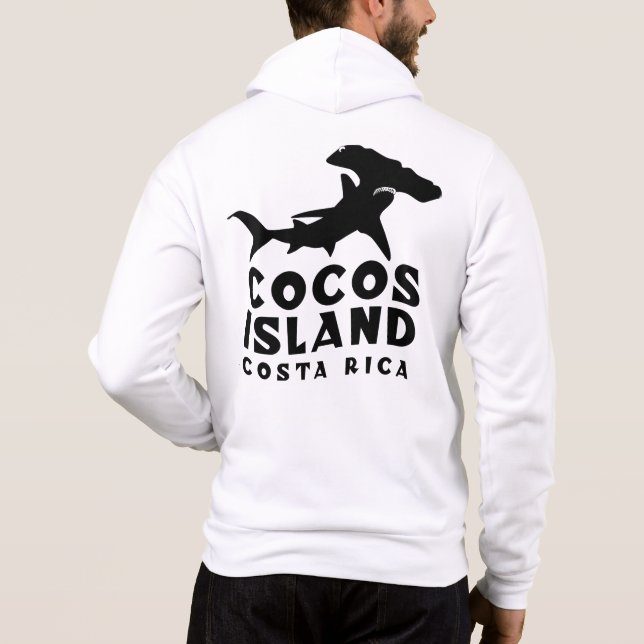 Hammerhead Diving på Cocos Island Costa Rica T Shirt (Baksida)