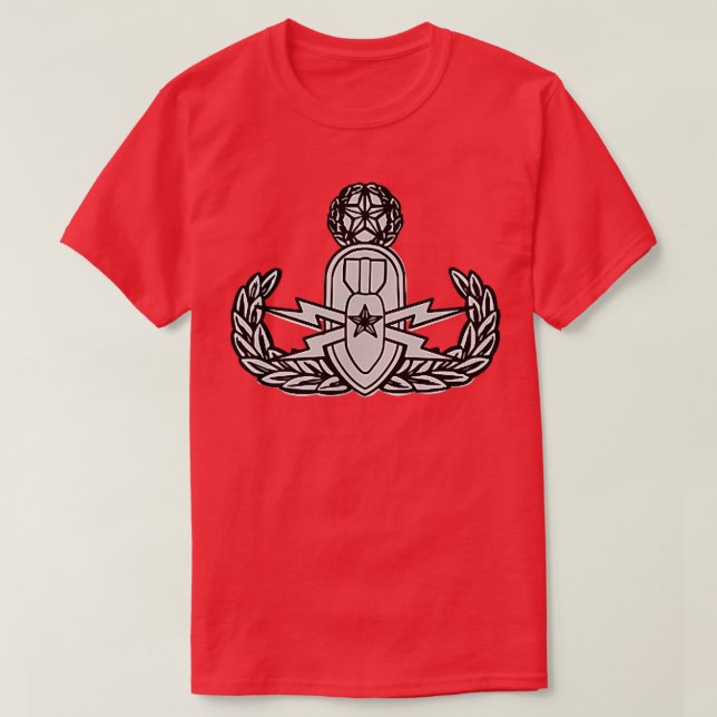 Hammerhead manar Navy EOD Frogman, Red, Small US T Shirt (Design framsida)