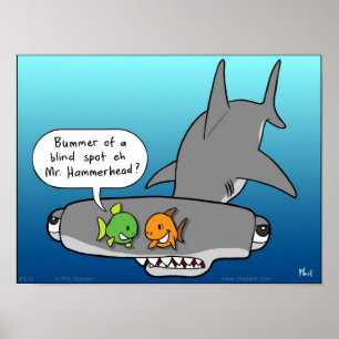 Hammerhead Shaaark! poster blind spot