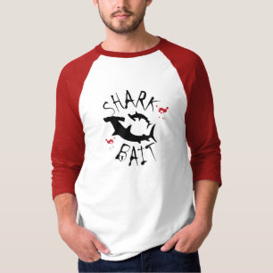 Hammerhead Shark Attack Blood Splatter T Shirt