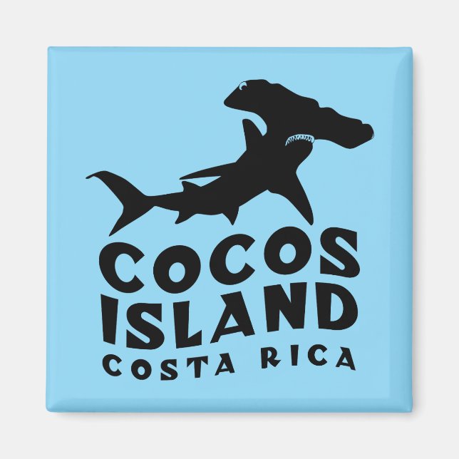 Hammerhead Shark Cocos Island Magnet (Framsidan)