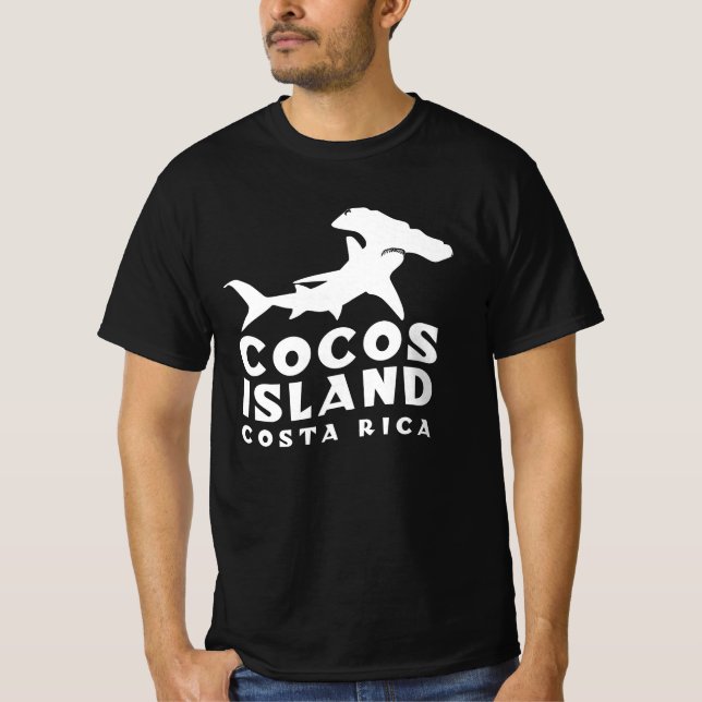 Hammerhead Shark Cocos Island T Shirt (Framsida)