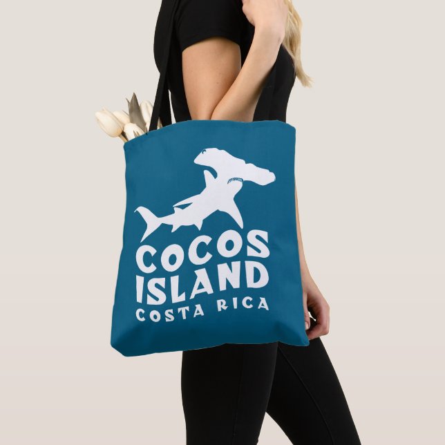 Hammerhead Shark Cocos Island Tygkasse (Närbild)