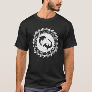 Hammerhead Shark Dolphin Tribal Samoa Polynesia T Shirt