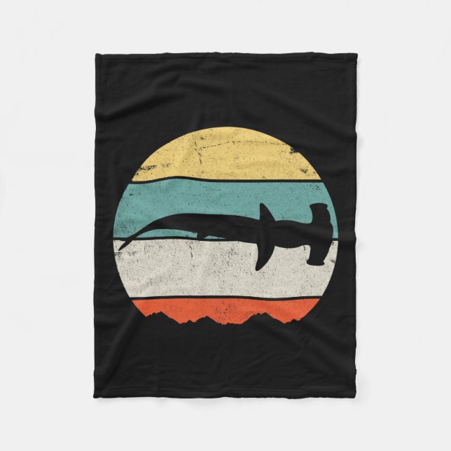 Hammerhead Shark Fleecefilt (Framsidan)