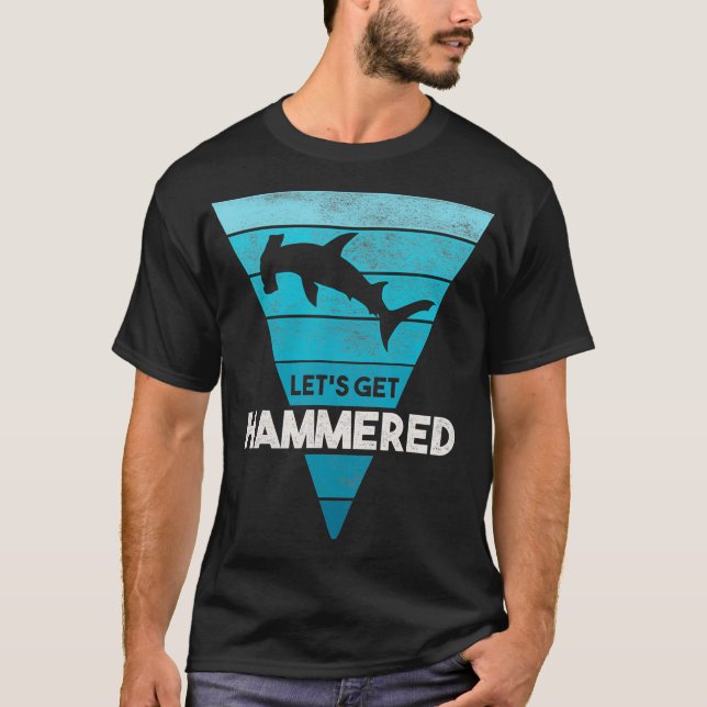 Hammerhead Shark gör det möjligt att få Hammered h T Shirt (Framsida)
